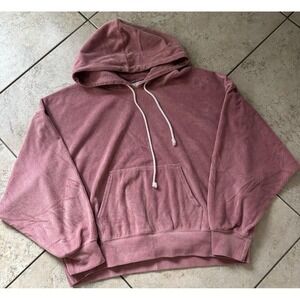 American Eagle ribbed velour Hoodie size large